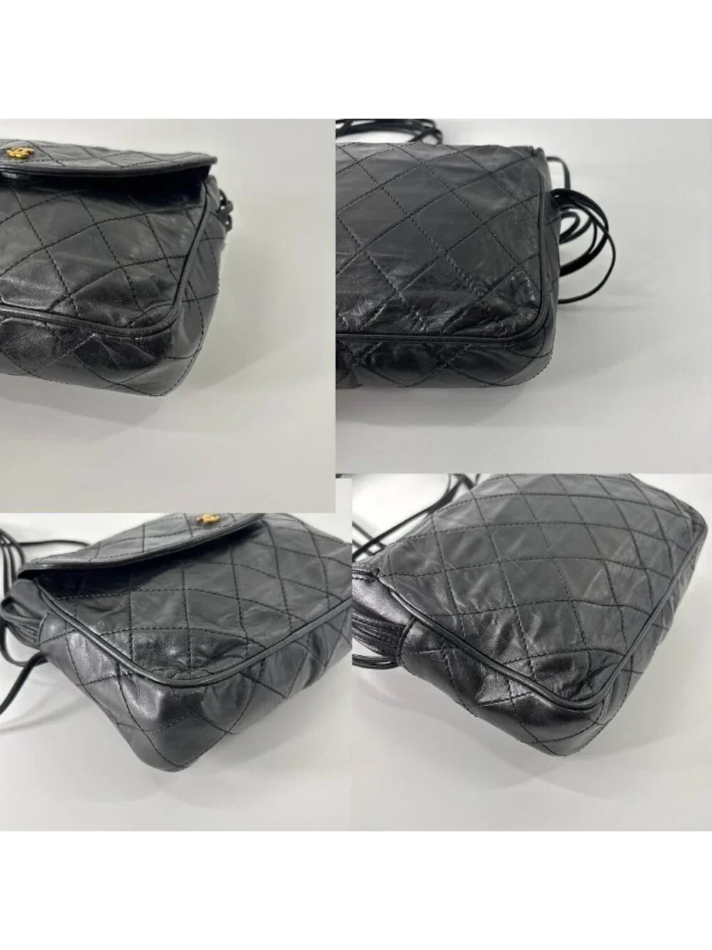 Chanel Super Lambskin Quilted Shoulder Bag Seal